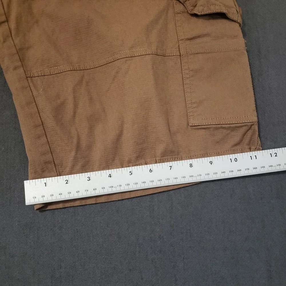 Monument Shorts Mens 36 Khaki Flex Tech‎ Cargo Stretch Performance